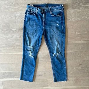 Mother Mid Rise Ankle Jeans